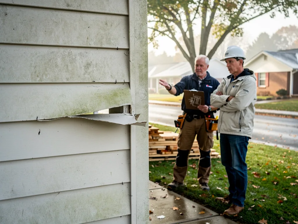 DIY vs professional help in a typical siding situation